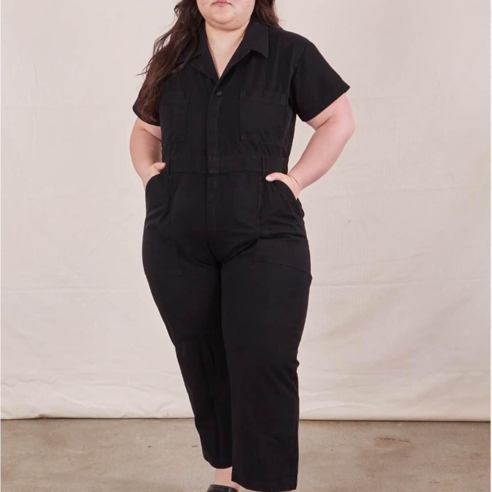 Big Bud Press Short Sleeve Jumpsuit -XL1 in Black - Picture 1 of 4